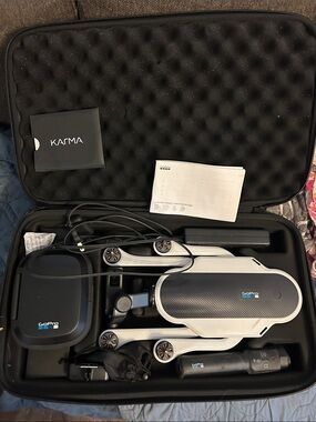 GoPro Karma Drone in White and Black Carrying Case